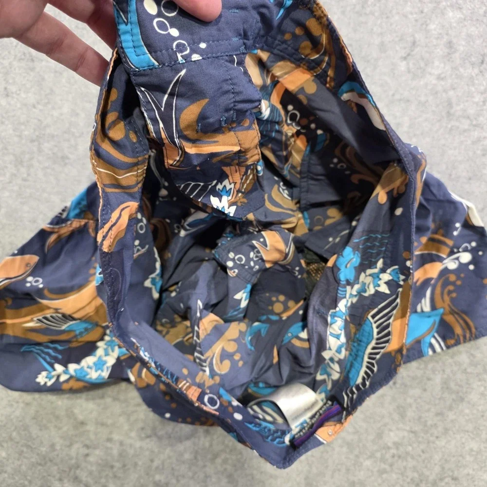 Patagonia Swim Trunks Mens‎ 32 Multicolor Tropical Fish Hawaiian Board Shorts